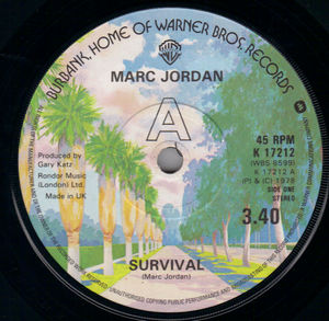 MARC JORDAN , SURVIVAL / ONE STEP AHEAD OF THE BLUES 