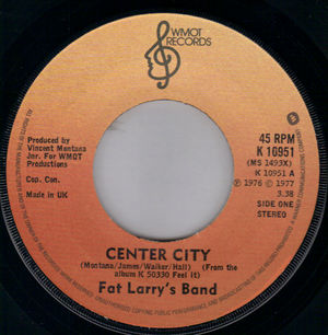 FAT LARRY'S BAND, CENTER CITY / NIGHT TIME BOOGIE