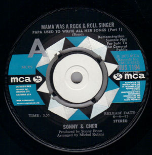 SONNY & CHER , MAMA WAS A ROCK & ROLL SINGER / PART 2 -  PROMO