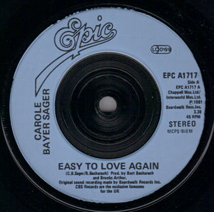 CAROLE BAYER SAGER, EASY TO LOVE AGAIN / WILD AGAIN 