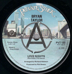 BRYAN TAYLOR, LOVE NIGHTS / FADED LOVE 