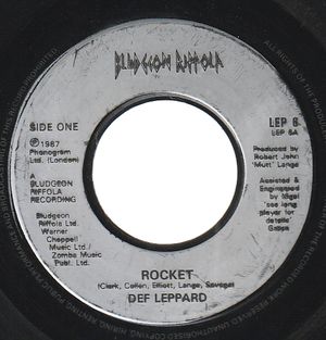 DEF LEPPARD , ROCKET / RELEASE ME (STUMPUS MAXIMUS AND THE GOOD OL' BOYS)
