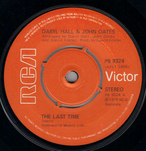 DARYL HALL / JOHN OATES , THE LAST TIME / SERIOUS MUSIC 