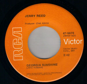 JERRY REED , GEORGIA SUNSHINE / SWINGING 69 (INSTRUMENTAL) 