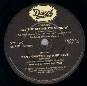 DIESEL PARK WEST, ALL THE MYTHS ON SUNDAY / BENT SHATTERED AND BLUE