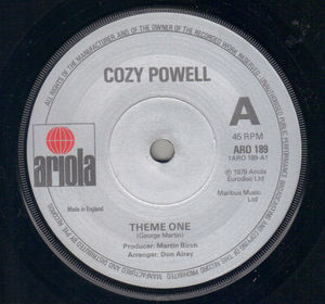 COZY POWELL , THEME ONE / OVER THE TOP 