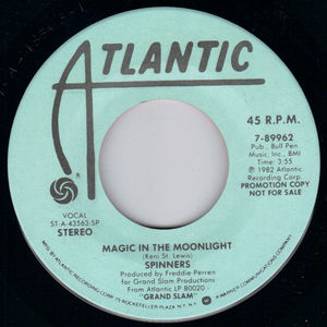 SPINNERS , MAGIC IN THE MOONLIGHT / MONO VERSION- PROMO 