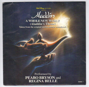 PEABO BRYSON & REGINA BELLE, A WHOLE NEW WORLD / AFTER THE KISS (INSTR) 