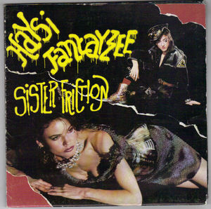 HAYSI FANTAYZEE, SISTER FRICTION / HERE COMES THE BEAST - POSTER SLEEVE