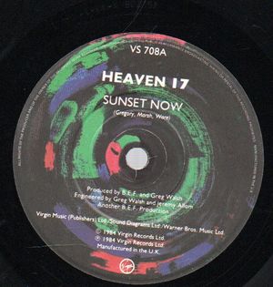HEAVEN 17, SUNSET NOW / COUNTERFORCE