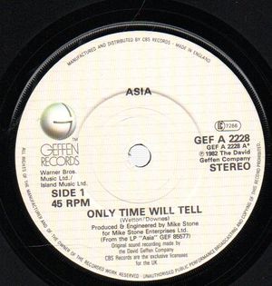 ASIA, ONLY TIME WILL TELL / RIDE EASY 