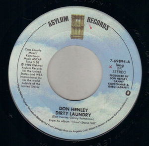 DON HENLEY, DIRTY LAUNDRY / LILAH - looks unplayed
