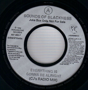 SOUNDS OF BLACKNESS , EVERYTHING IS GONNA BE ALRIGHT / I BELIEVE - PROMO 