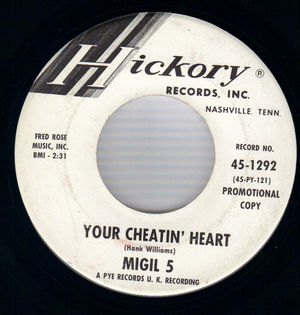 MIGIL 5, YOUR CHEATIN HEART / BOYS AND GIRLS - PROMO 