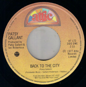 PATSY GALLANT, BACK TO THE CITY / COMING HOME 