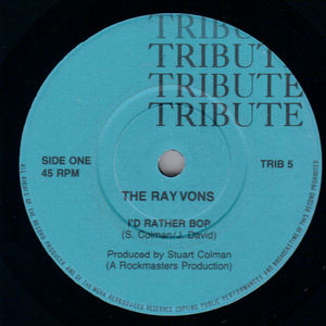 RAY VONS, I'D RATHER BOP / NEXT IN LINE 