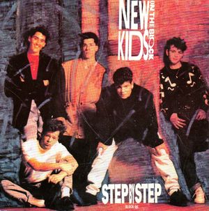 NEW KIDS ON THE BLOCK , STEP BY STEP / VALENTINE GIRL 