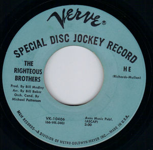 RIGHTEOUS BROTHERS , HE / HE WILL BREAK YOUR HEART - PROMO 