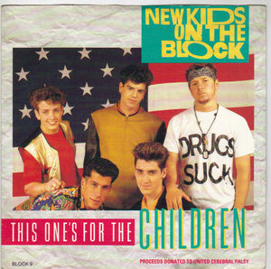 NEW KIDS ON THE BLOCK , THIS ONES FOR THE CHILDREN / FUNNY FEELING 