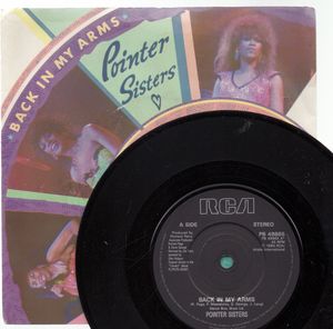 POINTER SISTERS , BACK IN MY ARMS / DANCE ELECTRIC - looks unplayed