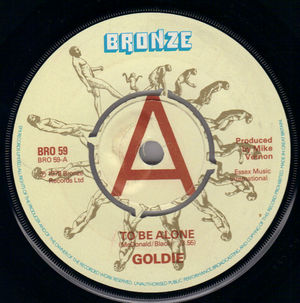 GOLDIE, TO BE ALONE / AS BEAUTIFUL AS YOU - PROMO