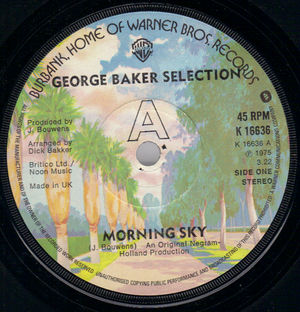 GEORGE BAKER SELECTION, MORNING SKY / DONT FORGET ME 