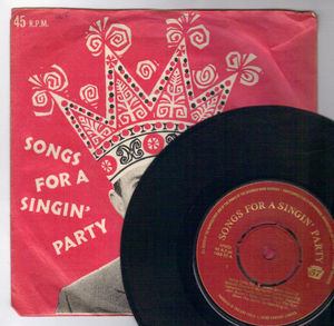 JACK JACKSON, SONGS FOR A SINGIN' PARTY