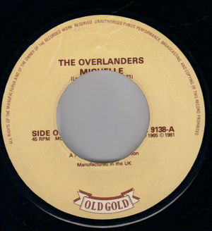 OVERLANDERS / JACKIE TRENT, MICHELLE / WHERE ARE YOU NOW 