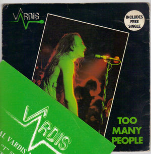 VARDIS, TOO MANY PEOPLE / THE LIONS SHARE + CARD INSERT 