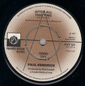 PAUL KENDRICK, AFTER ALL THIS TIME / LOVE TRAIN - PROMO 