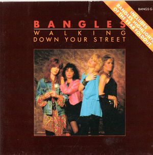 BANGLES , WALKING DOWN YOUR STREET / RETURN POST - FOLD OUT SLEEVE