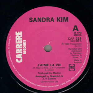 SANDRA KIM, J'AIME LA VIE / CRAZY OF LIFE