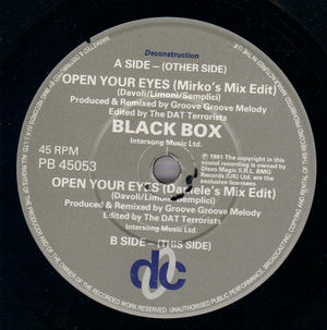 BLACK BOX, OPEN YOUR EYES / DARIELES MIX EDIT