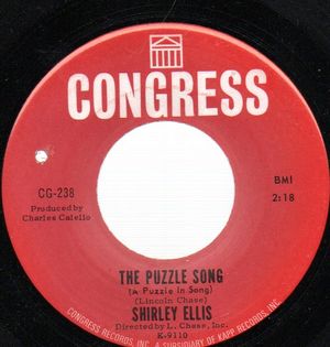 SHIRLEY ELLIS  , THE PUZZLE SONG / I SEE IT LIKE IT I WANT IT