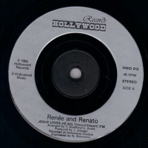 RENEE AND RENATO , JESUS LOVES US ALL / AT THE TOUCH OF YOUR HAND 