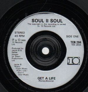 SOUL II SOUL, GET A LIFE / JAZZIES GROOVE (NEW VERSION)