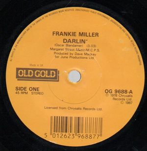 FRANKIE MILLER, DARLIN / BE GOOD TO YOURSELF