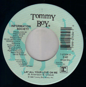 INFORMATION SOCIETY, LAY ALL YOUR LOVE ON ME / FUNKY AT 45