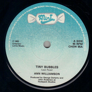 ANN WILLIAMSON, TINY BUBBLES / WHY ME LORD 