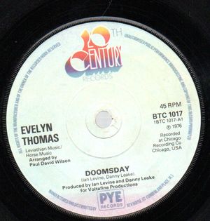 EVELYN THOMAS, DOOMSDAY / THE DAY AFTER DOOMSDAY