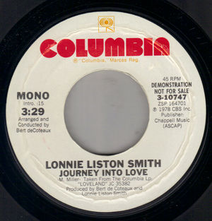 LONNIE LISTON SMITH, JOURNEY INTO LOVE / MONO VERSION- PROMO