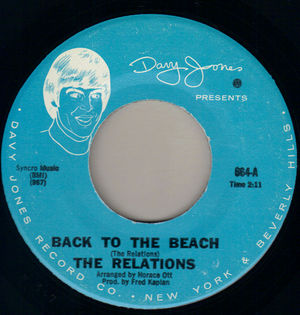 RELATIONS, BACK TO THE BEACH / TOO PROUD TO LET YOU KNOW