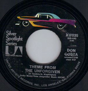 DON COSTA , THEME FROM UNFORGIVEN / NEVER ON A SUNDAY 