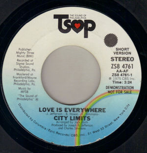 CITY LIMITS, LOVE IS EVERYWHERE / LONG VERSION - PROMO