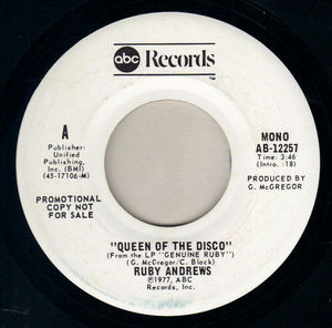 RUBY ANDREWS, QUEEN OF THE DISCO - PROMO 