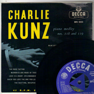 CHARLIE KUNZ, PIANO MELODY NO 118 / 119 - EP