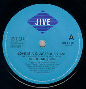 MILLIE JACKSON, LOVE IS A DANGEROUS GAME / INSTRUMENTAL