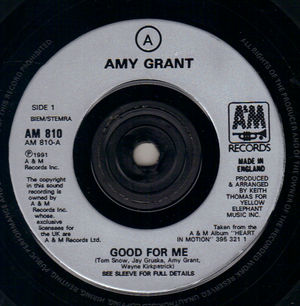 AMY GRANT, GOOD FOR ME / DANCE MIX