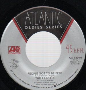 RASCALS / YOUNG RASCALS , PEOPLE GOT TO BE FREE / HOW CAN I BE SURE 