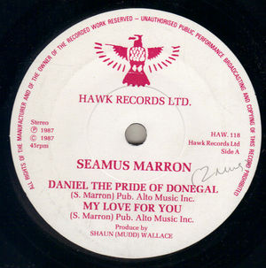 SEAMUS MARRON, DANIEL THE PRIDE OF DONEGAL / MY LOVE FOR YOU - EP